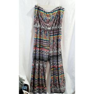 Just Love sz 3X stretchy halter jumpsuit